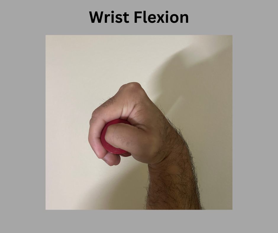 wrist flexion